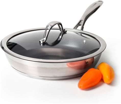 frying pan with lid induction.